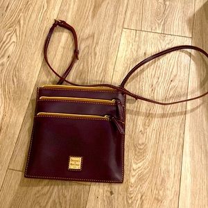 Dooney and Bourke purple cross body bag